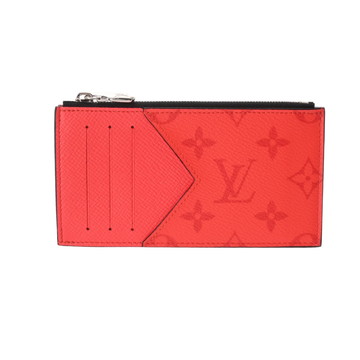 ルイヴィトン タイガラマ コインカードホルダー ルージュ M30271 レザー/モノグラムキャンバス メンズ 財布 【purse】