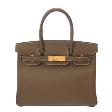 エルメス バーキン 30 エトゥープ ヴォーエプソン レディース バッグ 【bag】