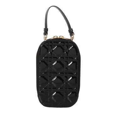 クリスチャンディオール Callin Dior フォンホルダー ブラック S08720VRB_M900 パテント レディース 【bag】