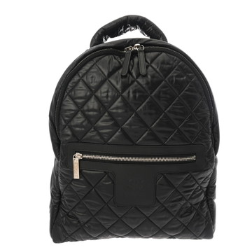 シャネル マトラッセ バックパック コココクーン ブラック A92559 ナイロン レディース バッグ 【bag】