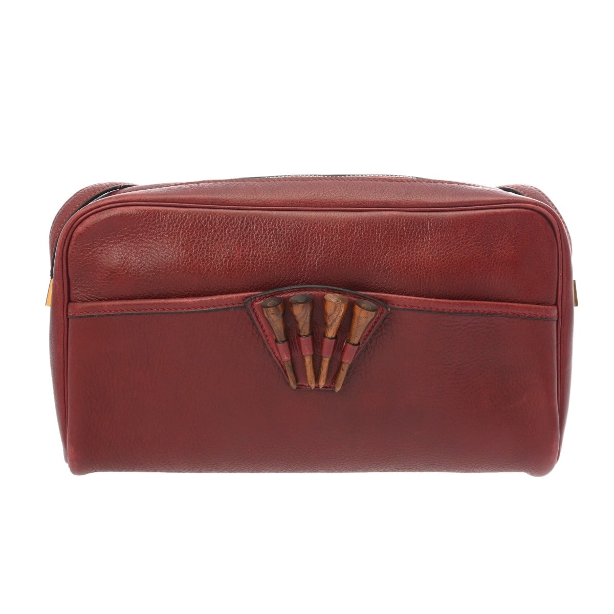 エルメス ゴルフティー ショルダーバッグ レッド系 ヴォーグレネ ユニセックス バッグ 【bag】