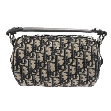 クリスチャンディオール ミニ メッセンジャーバッグ オブリーク ネイビー 1ESPO219YKY_H27E キャンバス/レザー レディース バッグ 【bag】