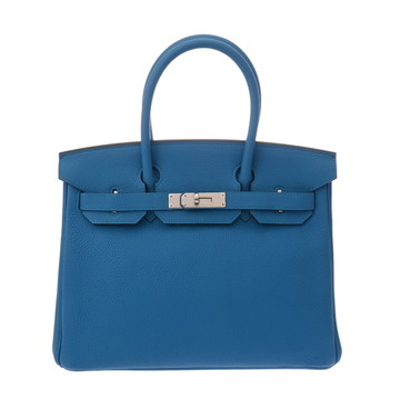 エルメス バーキン 30 ヴェルソ ブルーフリーダ/ヴェールヴェルティゴ トゴ レディース バッグ 【bag】