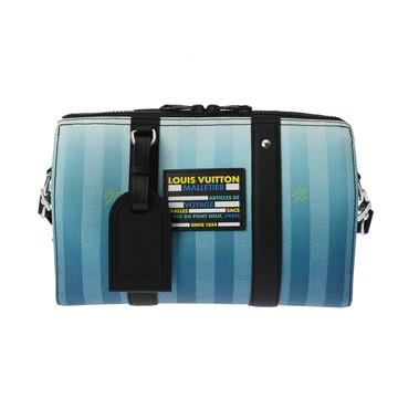 ルイヴィトン ダミエ ストライプ シティキーポル ブルー M59921 ダミエストライプキャンバス ユニセックス バッグ 【bag】