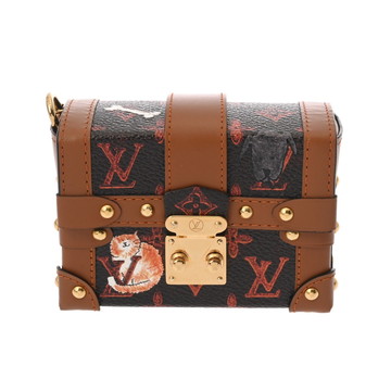 ルイヴィトン キャットグラム エッセンシャルトランク ブラウン M63892 モノグラムキャンバス/レザー ユニセックス ジュエリー 【jewelry】