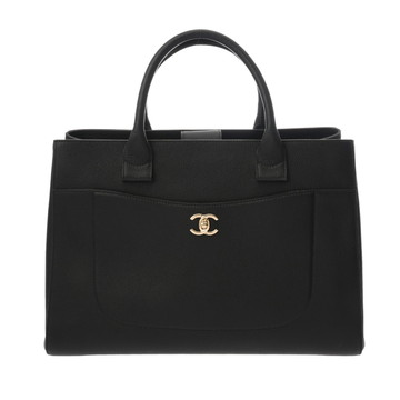シャネル エグゼクティブ ラージ ショッピングバッグ ブラック A69931 レザー レディース バッグ 【bag】