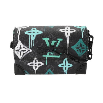 ルイヴィトン モノグラムエクリプス グラフィティ スティーマー ウエアラブルウォレット ブラック M81852 モノグラムキャンバス メンズ バッグ 【bag】