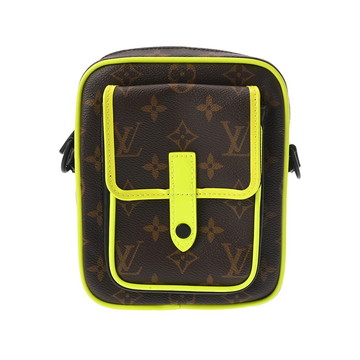 ルイヴィトン モノグラムマカサー クリストファー ウエアラブルウォレット ネオンイエロー M80793 モノグラムキャンバス メンズ バッグ 【bag】