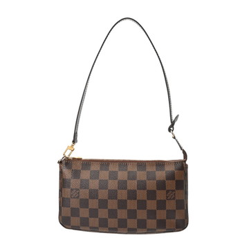 ルイヴィトン ダミエ ミニ ポシェット アクセソワール 新型 ブラウン N41206 ダミエキャンバス レディース 【bag】
