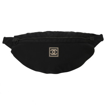 シャネル スポーツライン ショルダーバッグ ブラック ナイロン レディース バッグ 【bag】