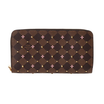 ルイヴィトン ダミエ ジッピーウォレット ブラウン N60473 ダミエキャンバス/スタッズ レディース 財布 【purse】