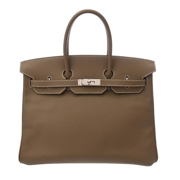 エルメス バーキン 35 エトゥープ ヴォーエプソン ユニセックス バッグ 【bag】