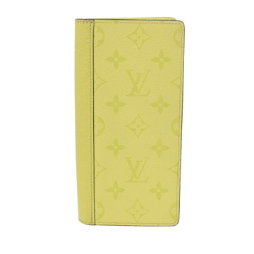 ルイヴィトン ポルトフォイユプラザ タイガラマ 日本限定品 レモン M30757 タイガ/モノグラムキャンバス メンズ 財布 【purse】