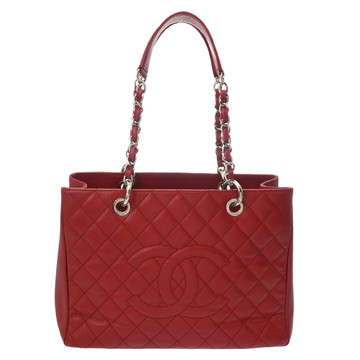 シャネル GST グランドショッピングトート レッド キャビアスキン レディース バッグ 【bag】