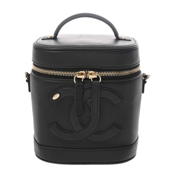 シャネル バニティ 2WAY チェーンショルダー ブラック AS0323 ラムスキン レディース バッグ 【bag】
