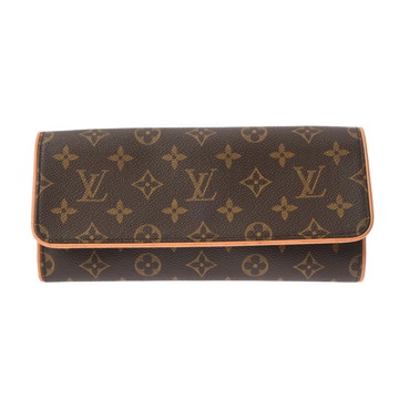 ルイヴィトン モノグラム ポシェットツイン GM ブラウン M51852 モノグラムキャンバス レディース バッグ 【bag】