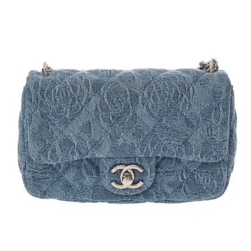 シャネル マトラッセ ミニフラップバッグ ブルー AS3829 デニム レディース バッグ 【bag】