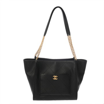 シャネル ホーボーバッグ ブラック AS5417 キャビアスキン レディース バッグ 【bag】