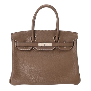 エルメス バーキン 30 エトゥープ トリヨンクレマンス レディース バッグ 【bag】