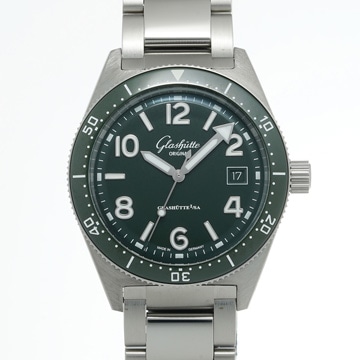 グラスヒュッテ・オリジナル SeaQ 1.39.11.13.83.70 カーキ メンズ 時計 【wristwatch】
