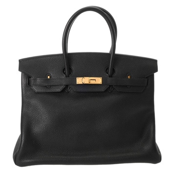 エルメス バーキン 35 ブラック トリヨンクレマンス ユニセックス バッグ 【bag】