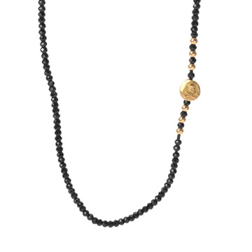 ネイバーフッド ブラックスピネル K18イエローゴールド YG レディース ジュエリー 【jewelry】