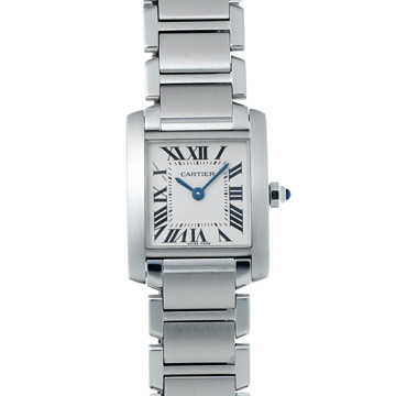 カルティエ タンクフランセーズ SM W51008Q3 シルバー レディース 時計 【wristwatch】