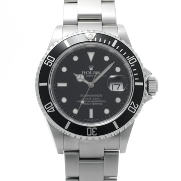 ロレックス サブマリーナ デイト 16610 ブラック メンズ 時計 【wristwatch】