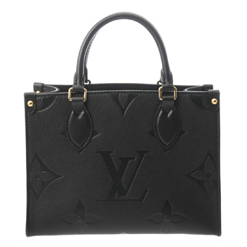 ルイヴィトン モノグラムアンプラント オンザゴー PM 2WAY ノワール M45653 レザー レディース バッグ 【bag】