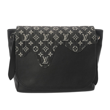 ルイヴィトン モノグラムドリップ ブザストーキョー NIGOコラボ ブラック M45971 デニム/レザー メンズ バッグ 【bag】
