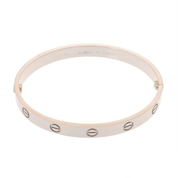 カルティエ ラブブレスレット 旧型 2026年3月修理明細 K18ホワイトゴールド WG ユニセックス ジュエリー 【jewelry】