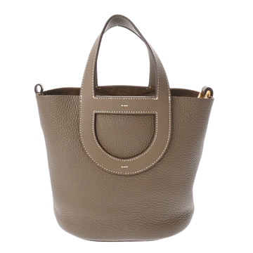 エルメス インザループ 18 エトゥープ トリヨンクレマンス/ヴォースイフト レディース バッグ 【bag】