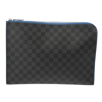 ルイヴィトン ダミエグラフィット ポシェットジュール GM 黒/グレー N64032 ダミエキャンバス メンズ バッグ 【bag】