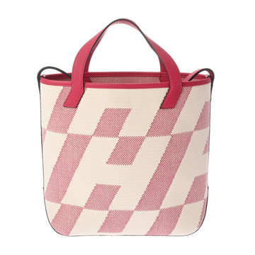 エルメス Hアンビエ PM 27 2WAY フランボワーズ/ベージュ トワル/ヴォースイフト レディース バッグ 【bag】