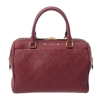 ルイヴィトン モノグラムアンプラント スピーディバンドリエール 25 NM ローズブリュイエール M43736 レザー レディース バッグ 【bag】