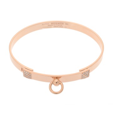 エルメス コリエドシアン バングル PM PG K18ピンクゴールド PG レディース ジュエリー 【jewelry】