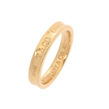 ティファニー 1837 ナローリング #14 K18イエローゴールド YG レディース ジュエリー 【jewelry】