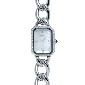 シャネル プルミエール H1063 ホワイトシェル/ダイヤモンド レディース 時計 【wristwatch】