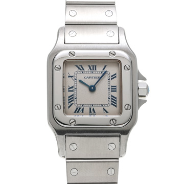 カルティエ サントスガルベ SM W20017D6 ホワイト レディース 時計 【wristwatch】