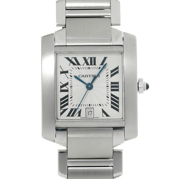カルティエ タンク フランセーズ LM W51002Q3 シルバー メンズ 時計 【wristwatch】