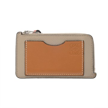 ロエベ コインカードホルダー ライトオーツ/ハニー C660Z40X07 ソフトグレインカーフ レディース 財布 【purse】