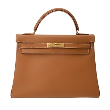 エルメス ケリー 32 内縫い ナチュラル ヴォーシャモニー レディース バッグ 【bag】