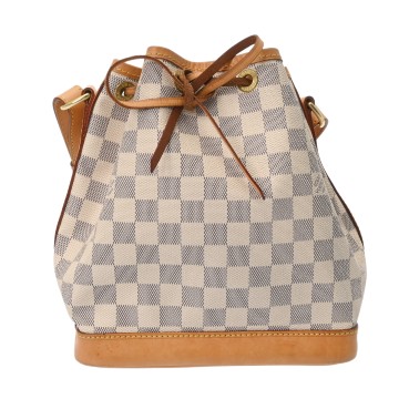 ルイヴィトン モノグラム ノエ BB ホワイト M40817 ダミエアズールキャンバス ユニセックス バッグ 【bag】