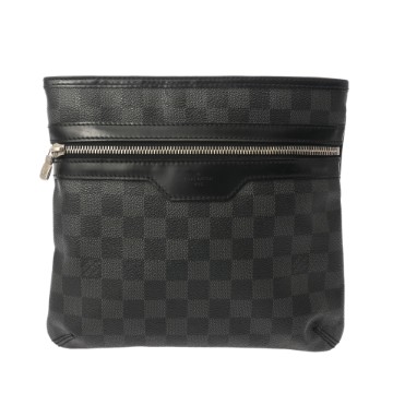 ルイヴィトン ダミエグラフィット トマス ブラック N58028 ダミエグラフィットキャンバス メンズ バッグ 【bag】