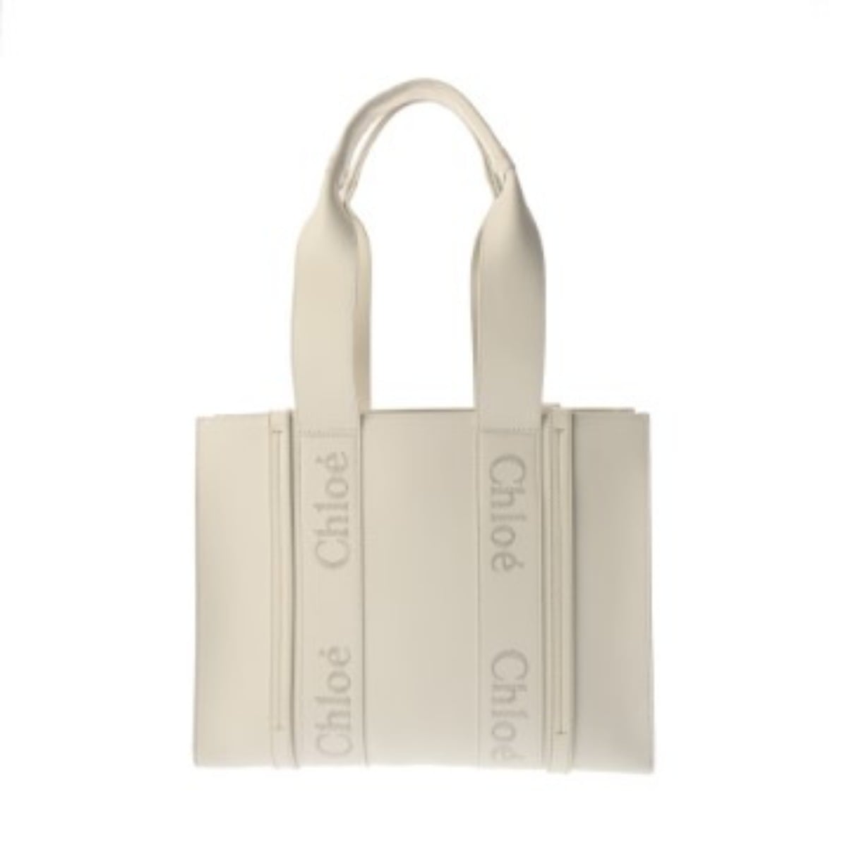 クロエ ウッディ ミディアムトート ホワイト CHC23USU353Iimage60101 スムースカーフ ユニセックス バッグ 【bag】