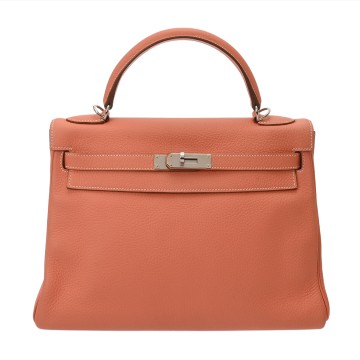 エルメス ケリー 32 外縫い クレヴェット トリヨンクレマンス レディース バッグ 【bag】