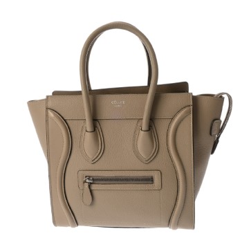 セリーヌ ラゲージ マイクロショッパー デュンヌ 167793 ドラムドカーフスキン レディース バッグ 【bag】