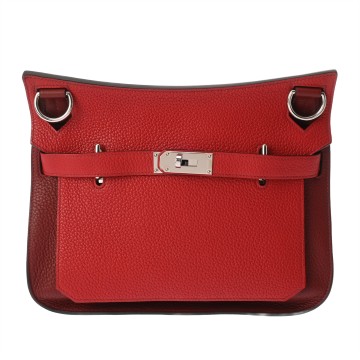 エルメス ジプシエール 31 バイカラー ルージュカザック/ルージュアッシュ トリヨンクレマンス レディース バッグ 【bag】