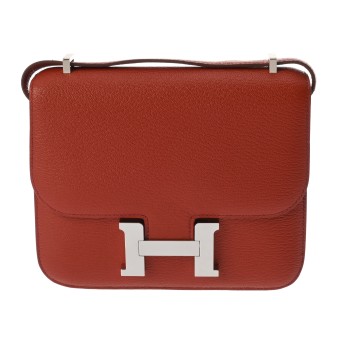 エルメス コンスタンス3 ミニ 18 ミロワール ヴェルソ キュイーブル/ローズアザレ シェーブル レディース バッグ 【bag】