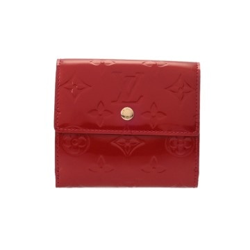 ルイヴィトン モノグラムヴェルニ ポルトモネビエカルトクレディ 両面財布 ポムダムール M91982 モノグラムヴェルニ レディース 財布 【purse】